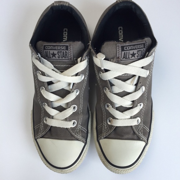 Converse Other - Converse Gray Sneakers Junior Sz4